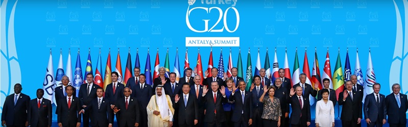 ▲ 지난 해 11월 15일~16일, 터키 안탈리아에서 열린 'G20'에서 주요 20개국 정상들은 '테러리즘 대응에 관한 G20 성명'을 발표했다. 성명은 '테러 자금에 대한 강력한 선별적 금융제제, 국경 통제, 항공 보안' 등을 포함한 국제적 테러리즘 대응 방안을 담고 있다. 사진 출처 = http://g20.org.tr