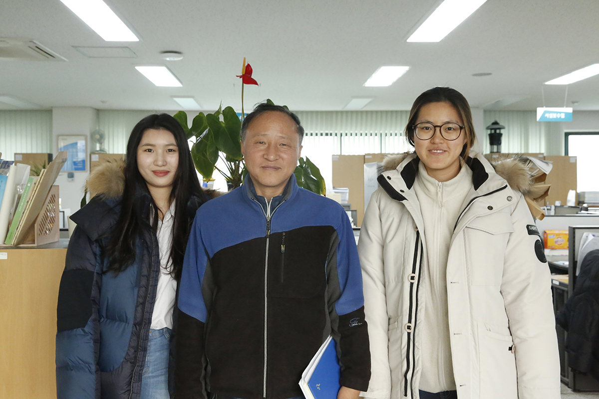 ▲ 왼쪽부터 임정미, 박상준, 김은혜 조합원