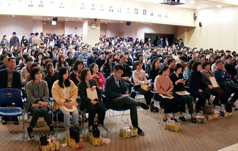 ▲ 3월 26일 광주본부 서구지부가 조합원 350여명이 참석한 가운데 정기총회를 진행했다.