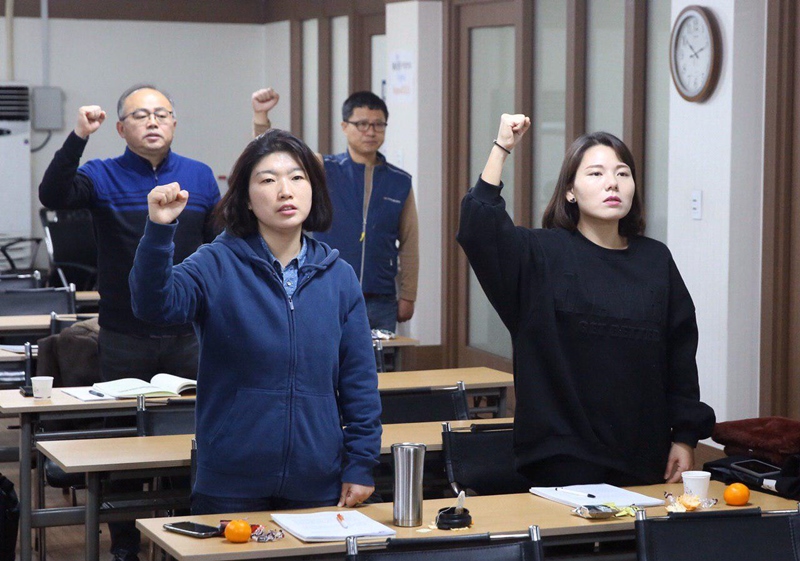 ▲ 전국공무원노동조합이 28일 2019 기자학교를 서울 영등포구 조합 대회의실에서 개최했다.