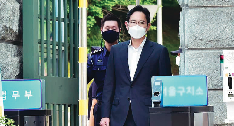 ▲ 이재용 삼성전자 부회장이 지난달 13일 서울구치소에서 가석방되었다.